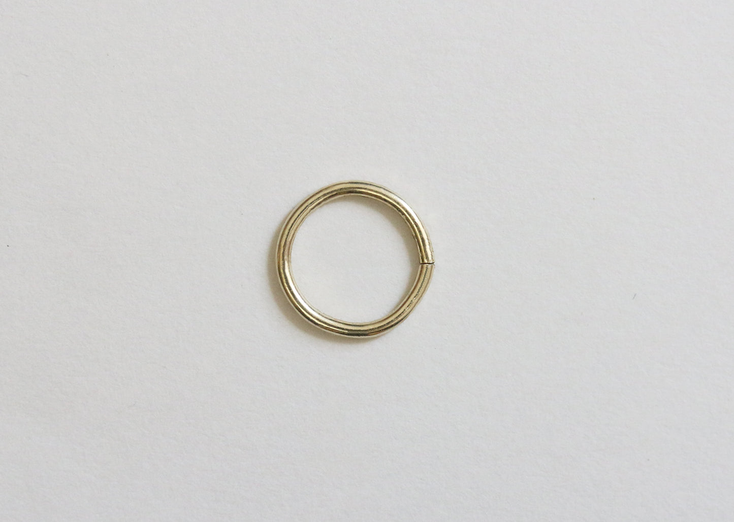 14K GG 1.0mm seamless piercing ring