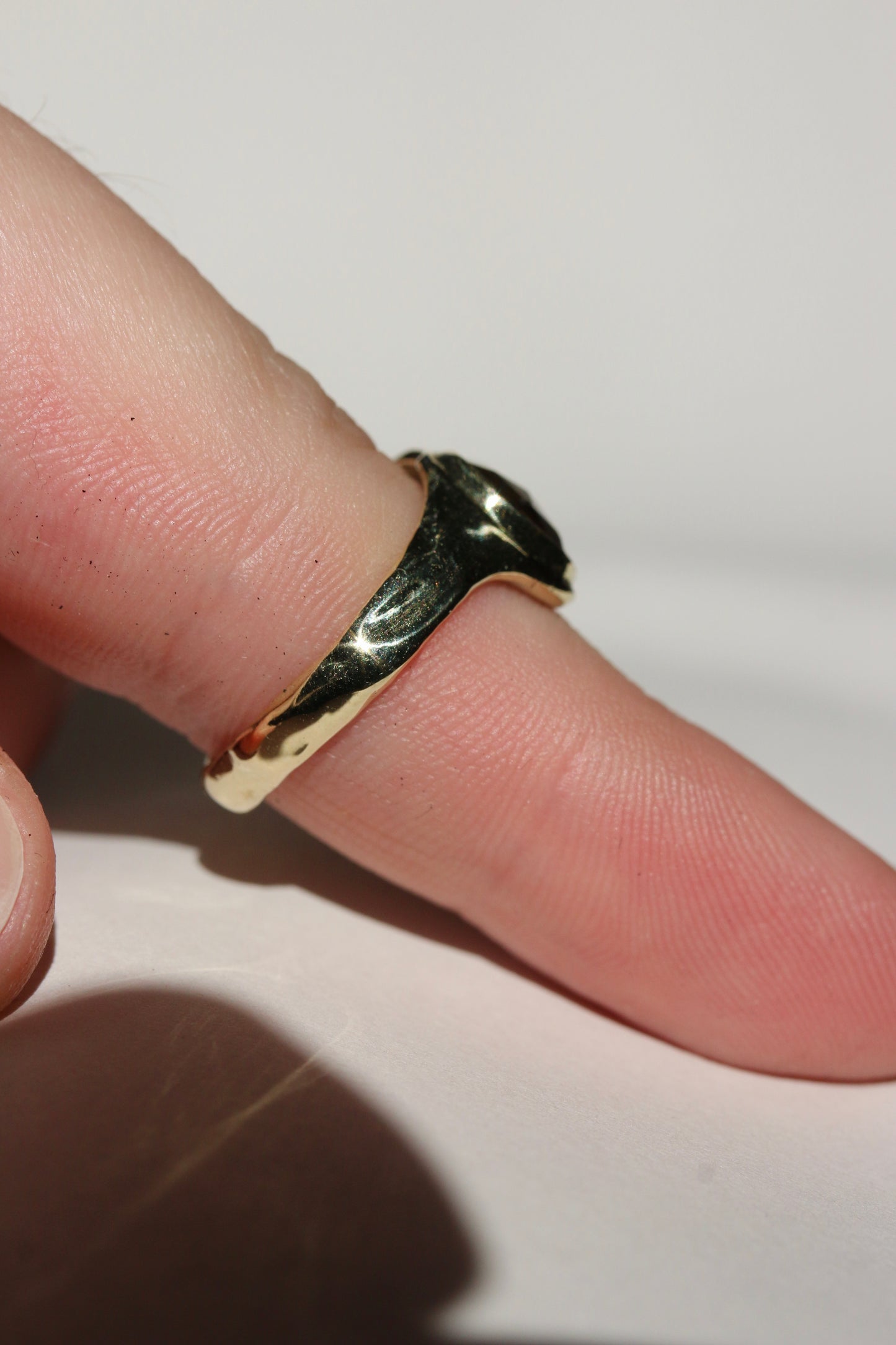 Green tourmaline ring