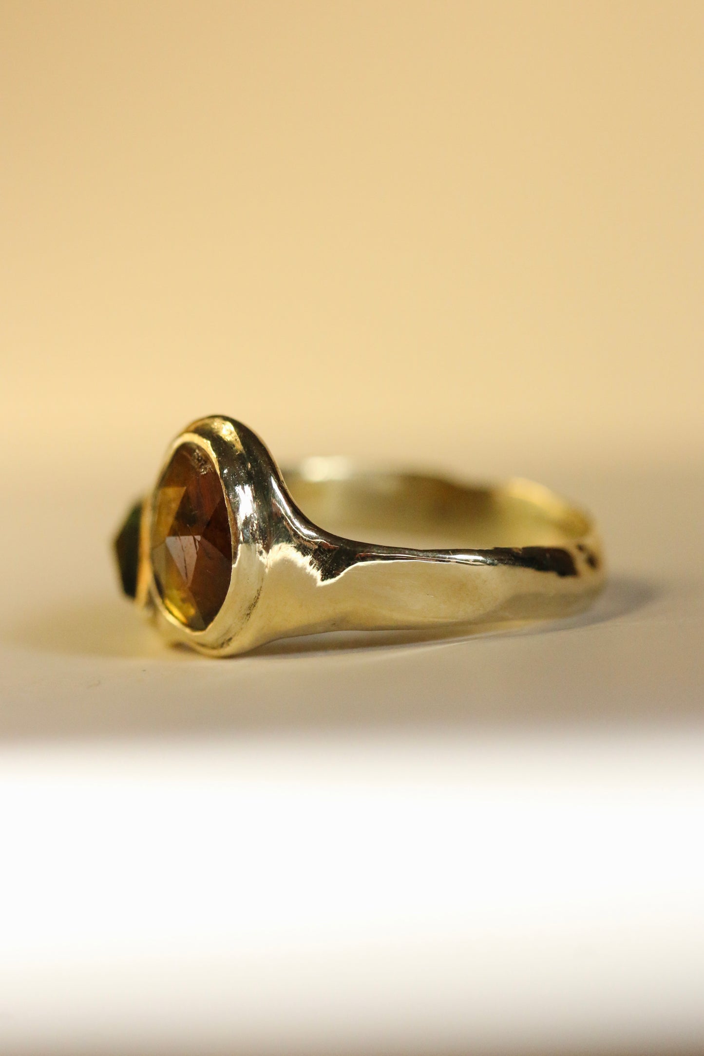 Green tourmaline ring