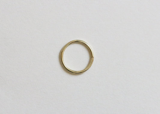 14K GG 0.8mm seamless piercing ring