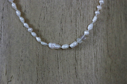 Barok parel ketting met handgemaakte kapittel sluiting