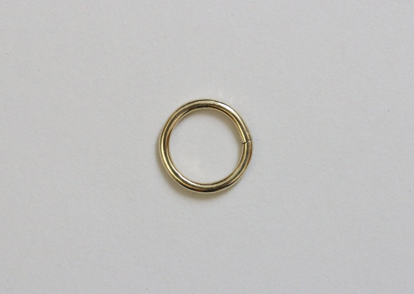 14K GG 1.2mm seamless piercing ring