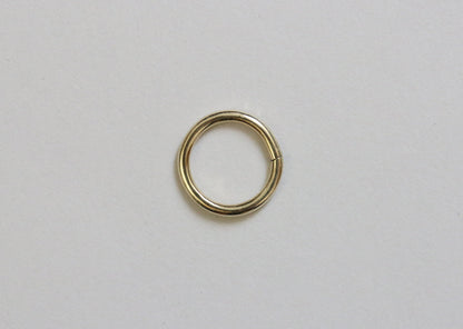 14K GG 1.2mm seamless piercing ring