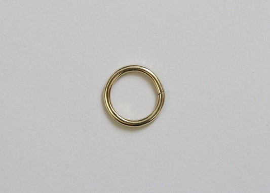 14K GG 1.2mm seamless piercing ring
