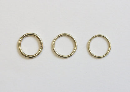 14K GG 1.2mm seamless piercing ring
