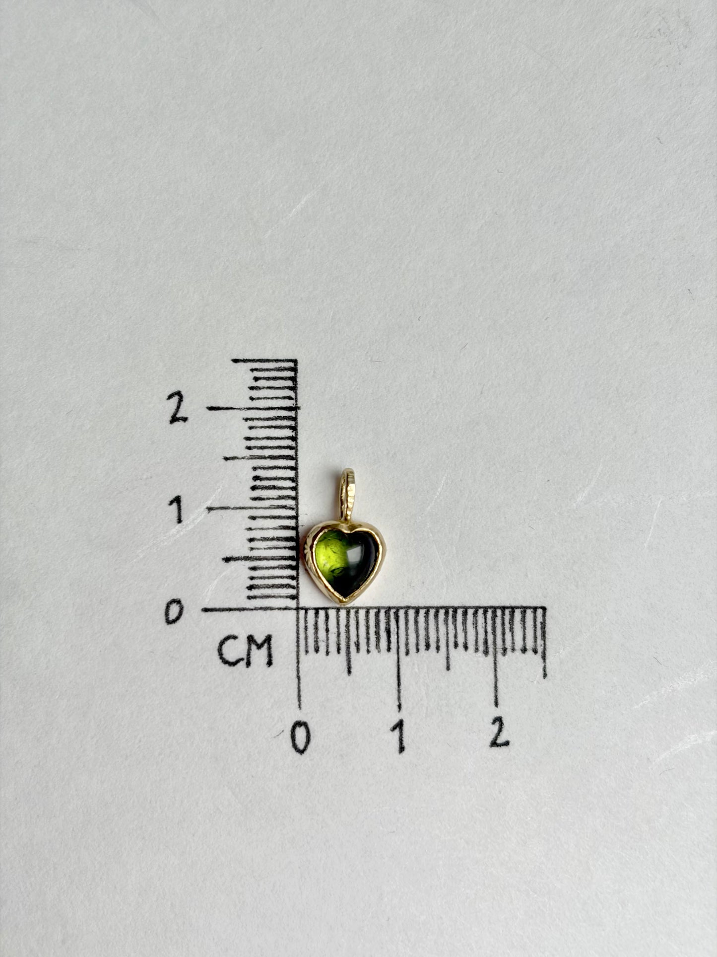 Toermalijn hartjes hanger