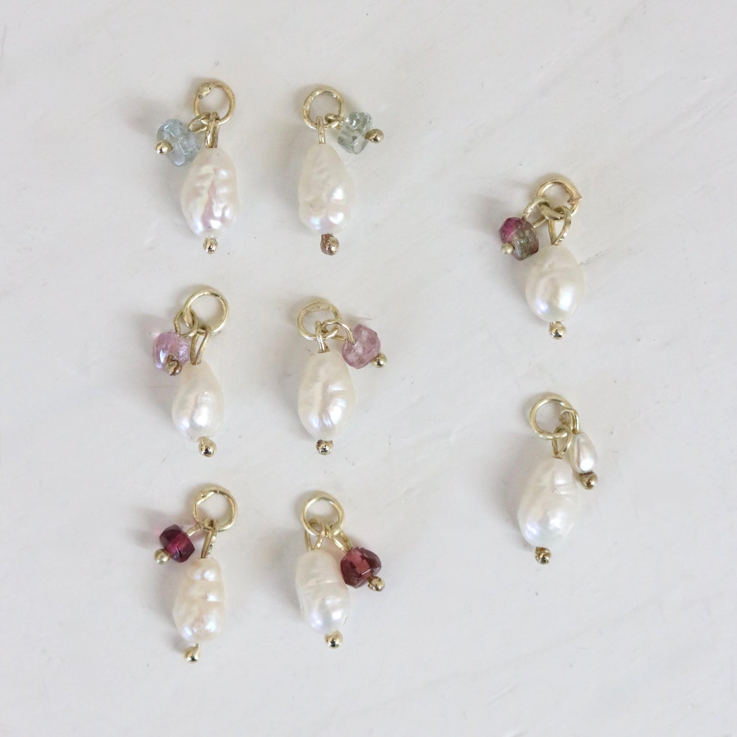 Parel & toermalijn charm