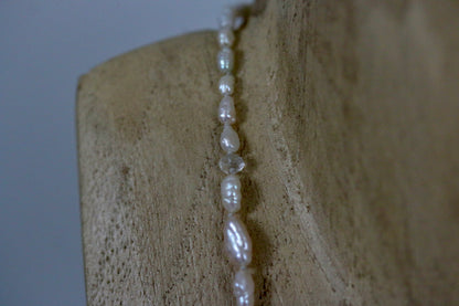 Barok parel ketting met handgemaakte kapittel sluiting