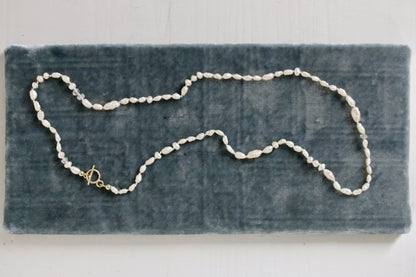 Barok parel ketting met handgemaakte kapittel sluiting