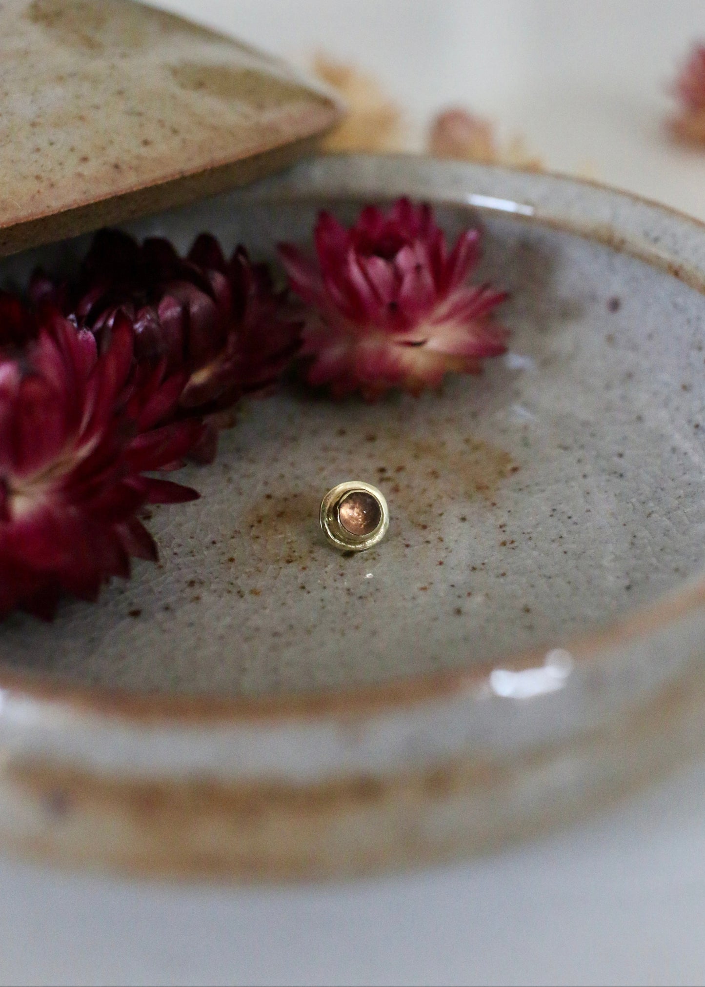 Toermalijn 14K GG geschroefde end