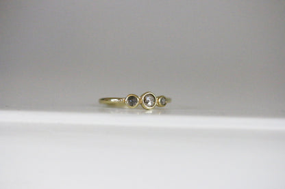 zout & peper diamanten ring
