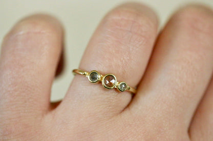 zout & peper diamanten ring