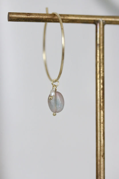Toermalijn & parel charm