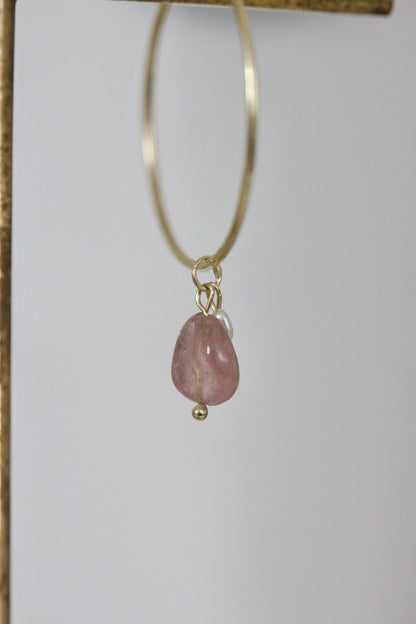 Toermalijn & parel charm