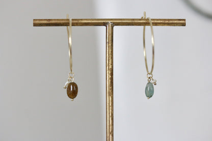 Toermalijn & parel charm