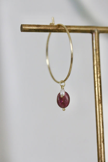 Toermalijn & parel charm