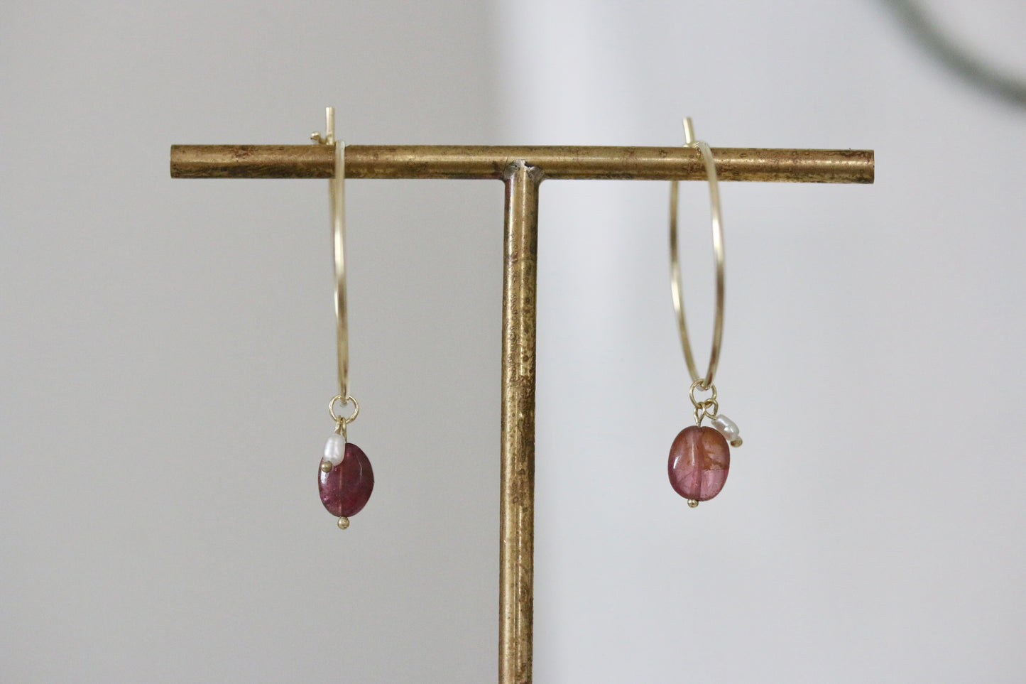 Toermalijn & parel charm