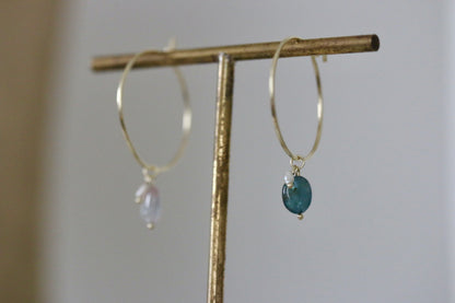 Toermalijn & parel charm