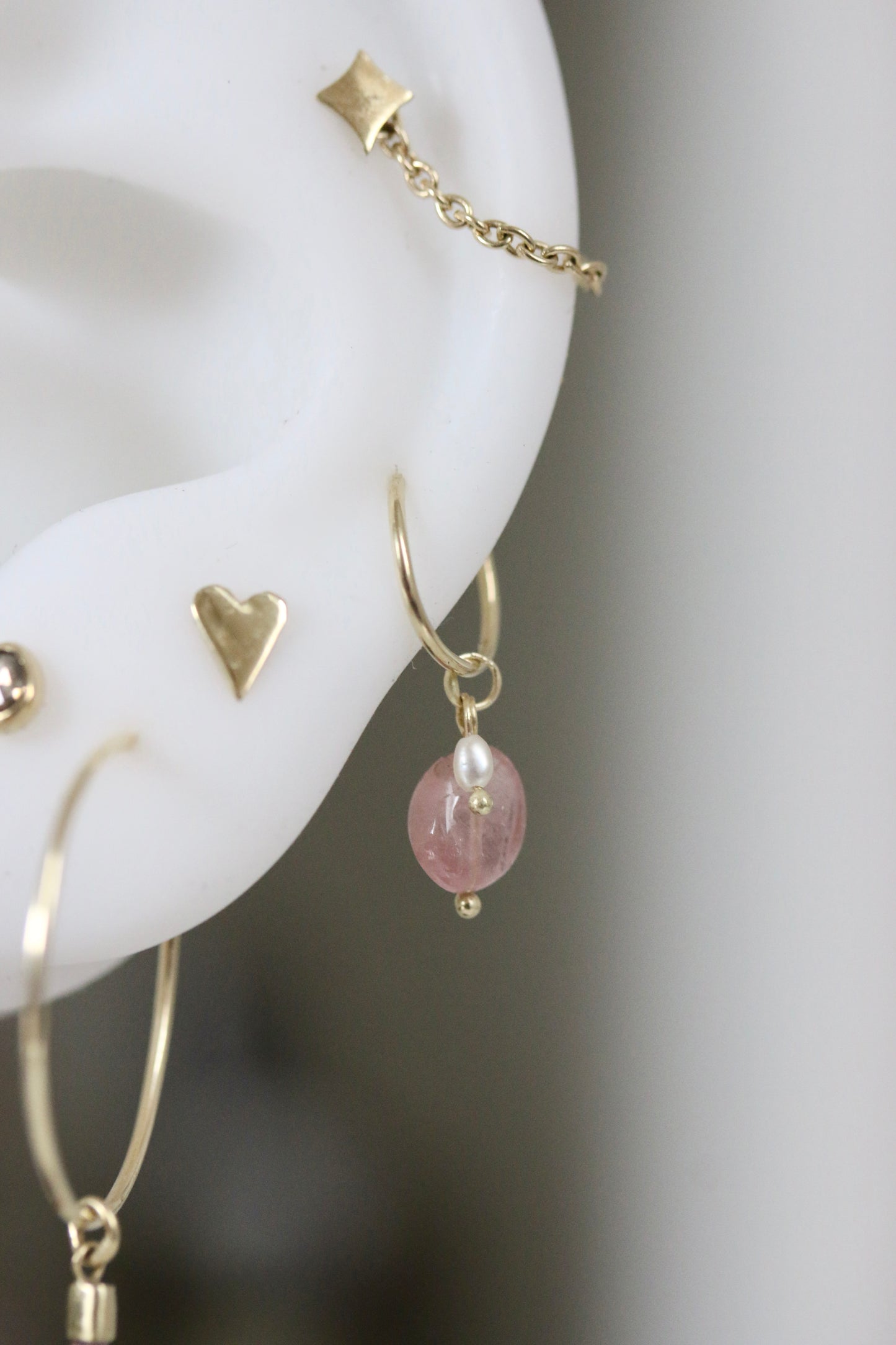 Toermalijn & parel charm