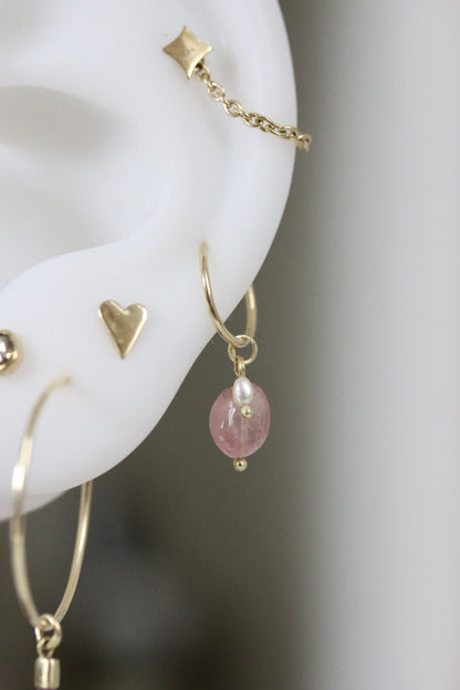 Toermalijn & parel charm