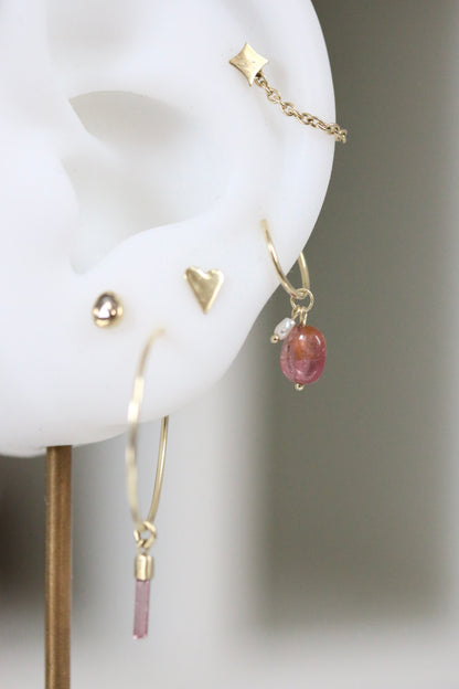 Toermalijn & parel charm