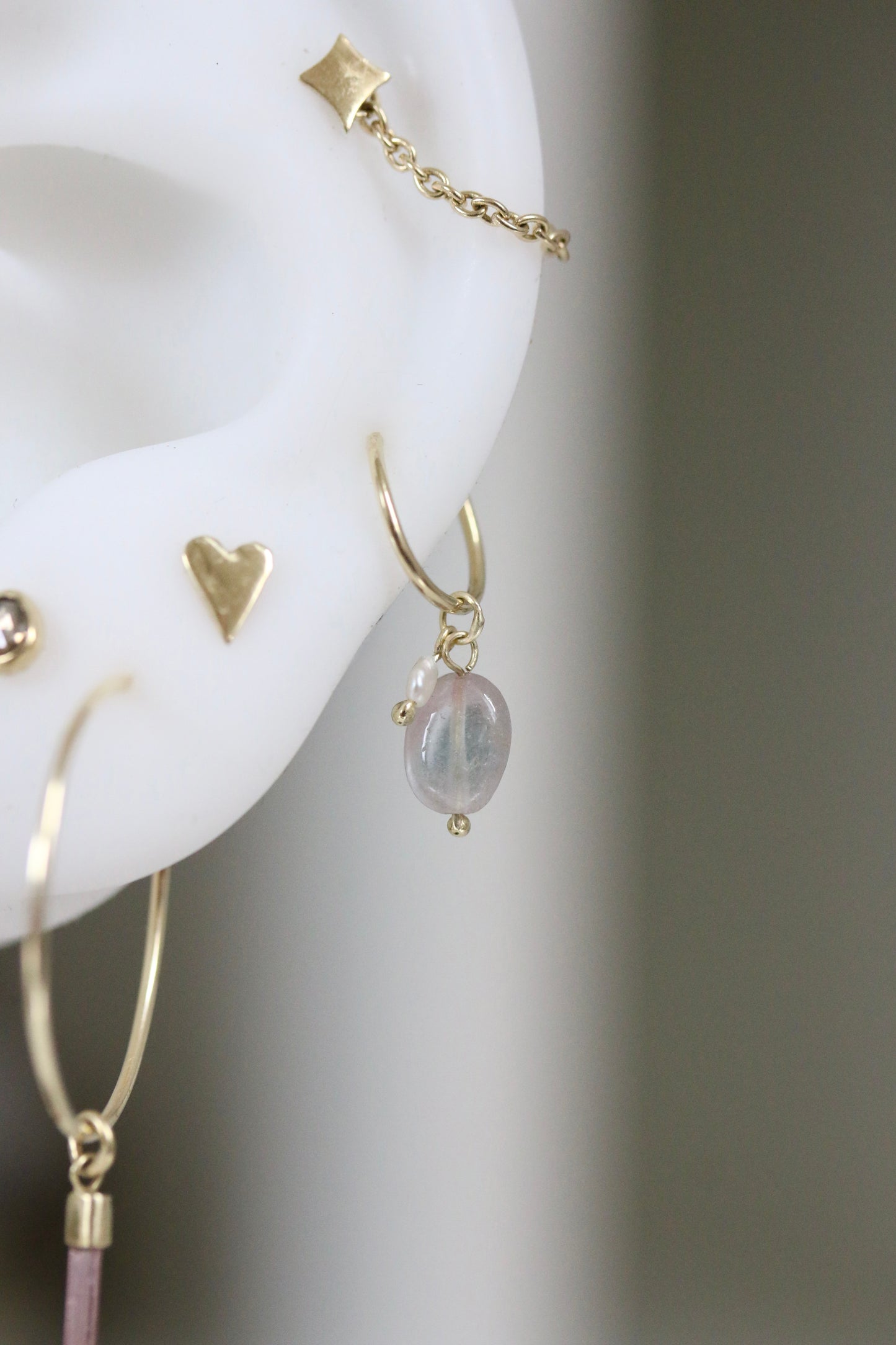 Toermalijn & parel charm