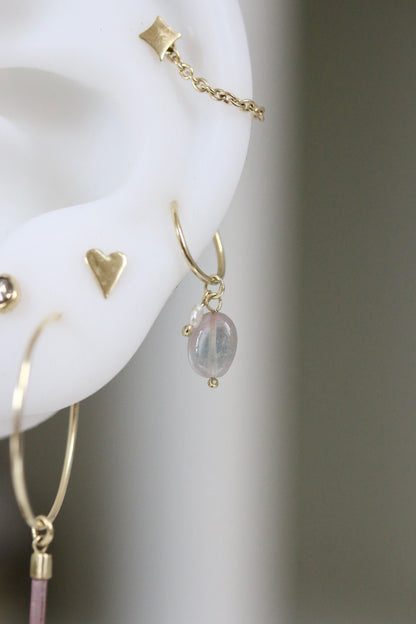 Toermalijn & parel charm