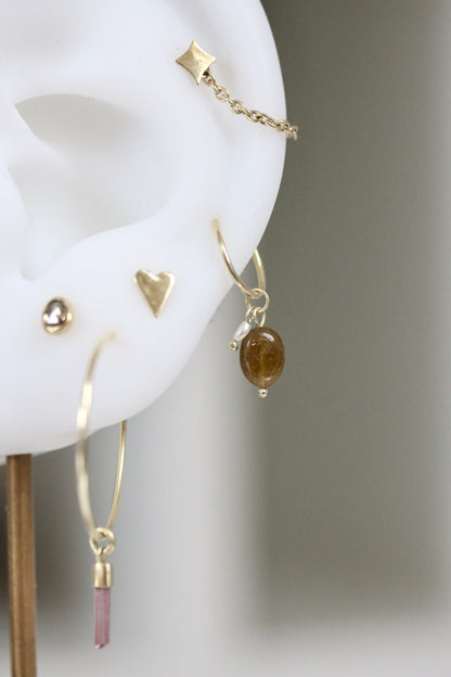 Toermalijn & parel charm