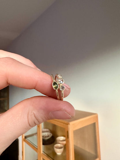 zout & peper diamanten ring
