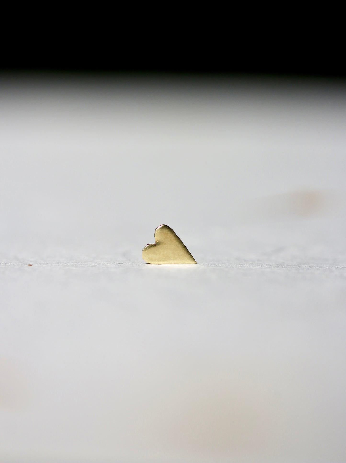 14K GG little heart push fit end