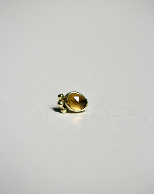 14K GG tsilaisiet tri bead push fit end